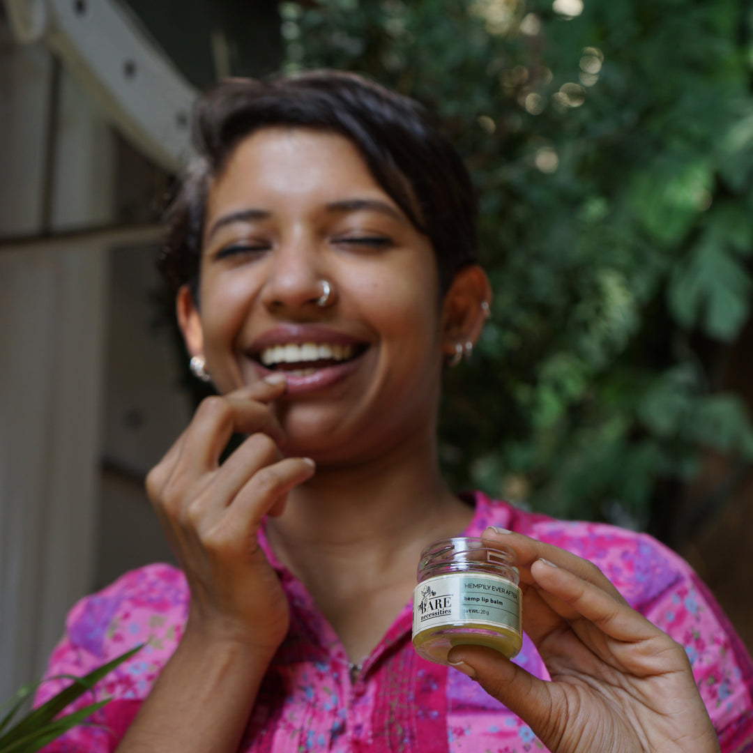 Bare Necessities Hydrating hemp lip balm for dry lips | 20g