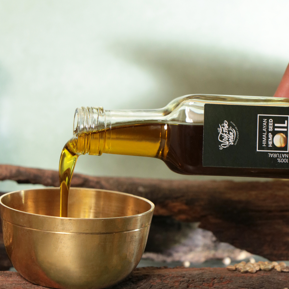 Cold Pressed Himalayan Hemp Seed Oil from Uttarakhand I 100 ml