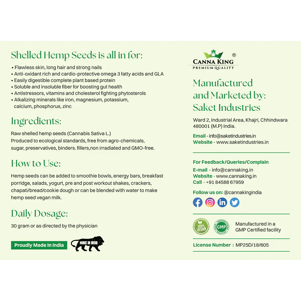 Cannaking Hemp Hearts