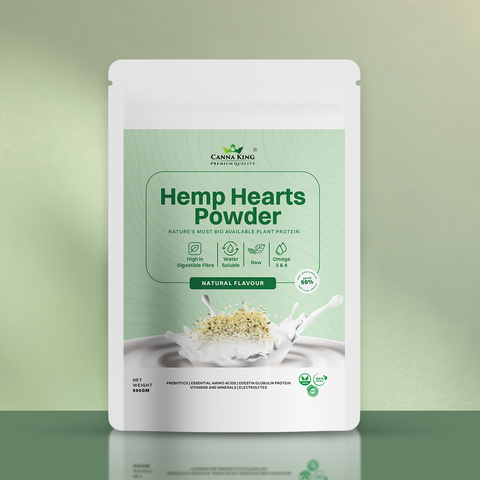 Cannaking Hemp Hearts Protein Powder - Natural: Unflavored, Unsweetened, 100% Natural Water Soluble Plant Protein Powder