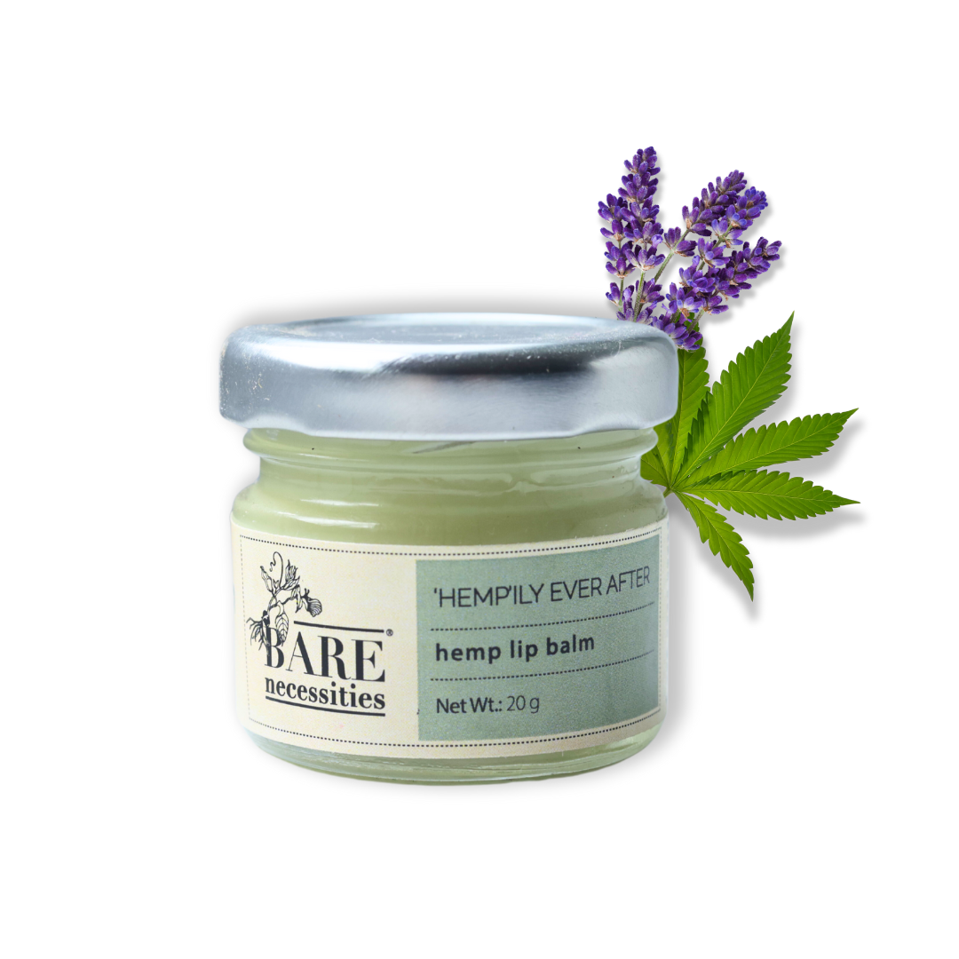 Bare Necessities Hydrating hemp lip balm for dry lips | 20g