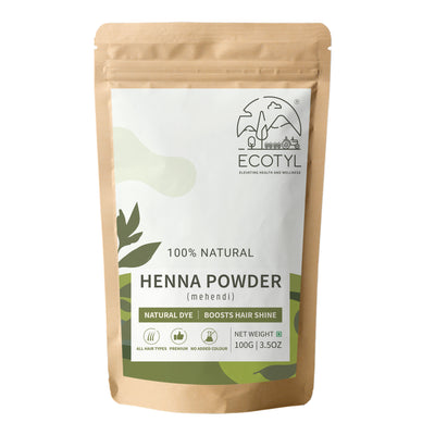 Ecotyl Henna Powder | Natural Hair Dye | Hair Strengthening | 100g