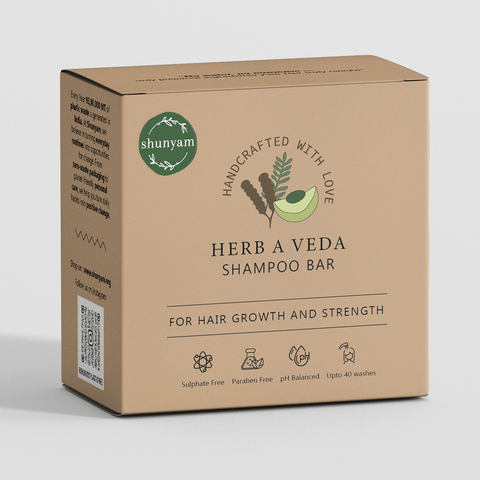 Herb-a-Veda Shampoo Bar for Hair Growth and Strength