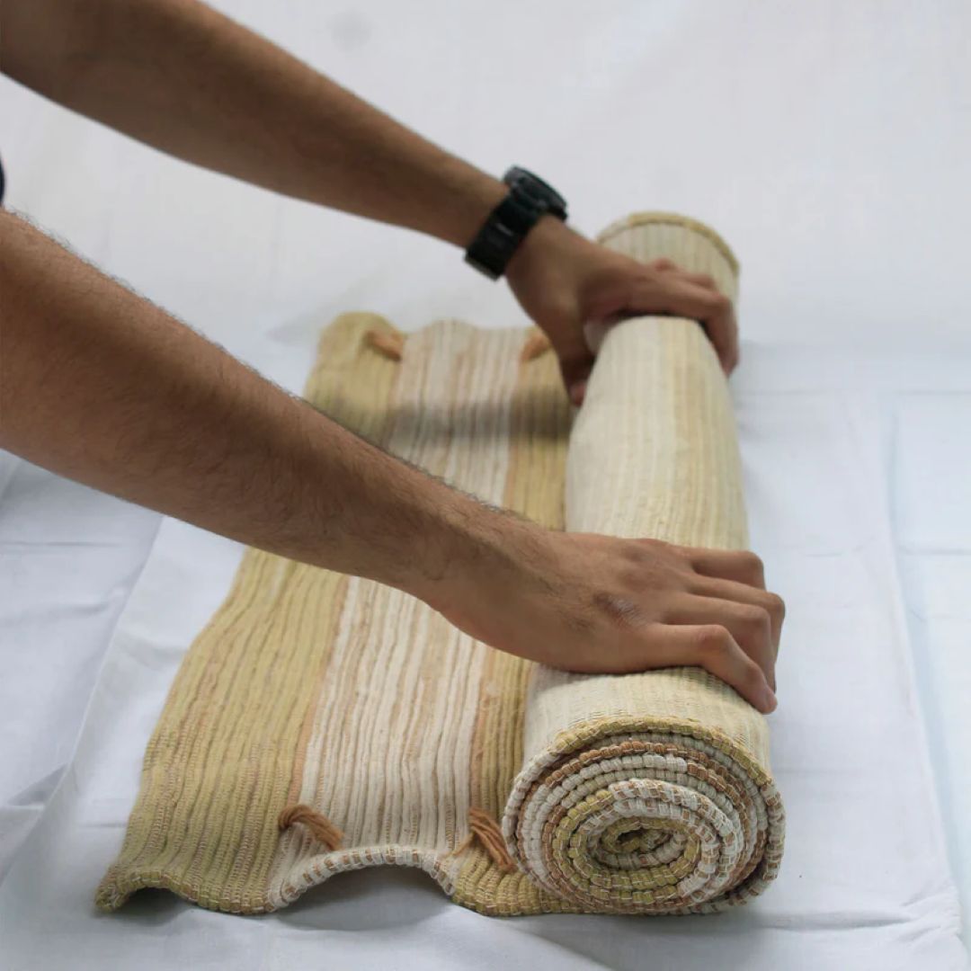 KHEONI Herbal Drill Yoga Mat With Hurdles