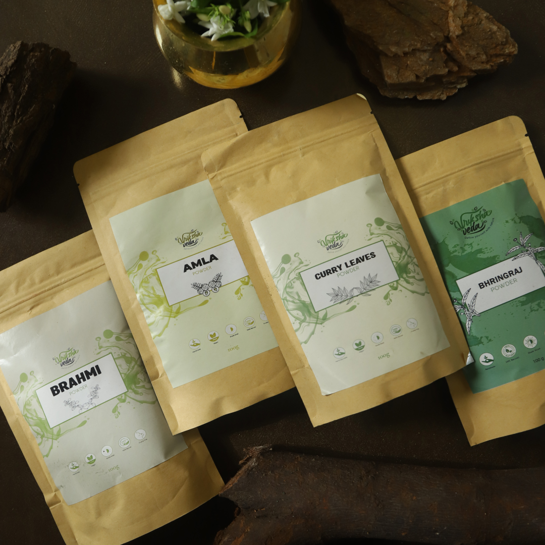 Vriksha Veda Herbal Hair Masking Kit