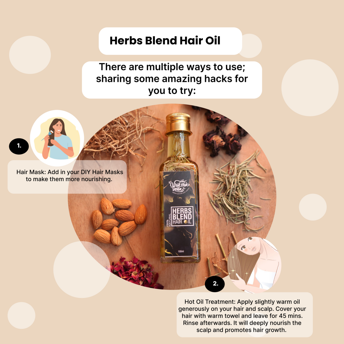 Herbs blend hair oil 100ml