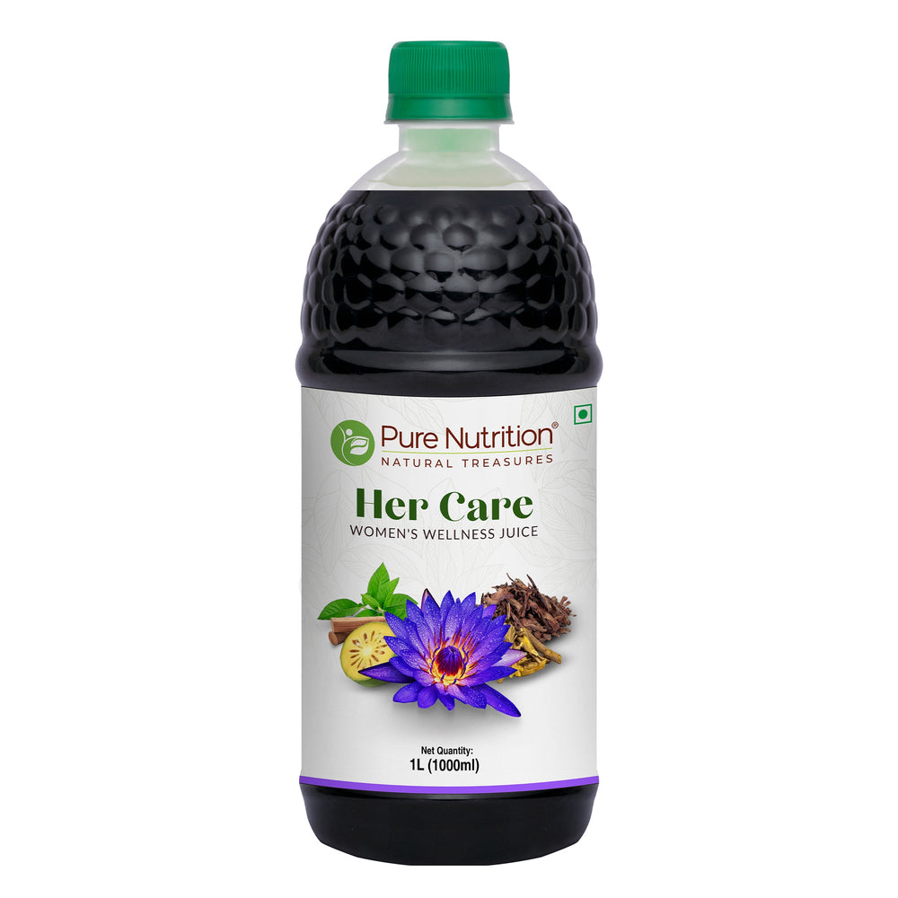 Her Care Women's Wellness Juice Shatavari, Ashoka & Blue Lotus Herbal Blend