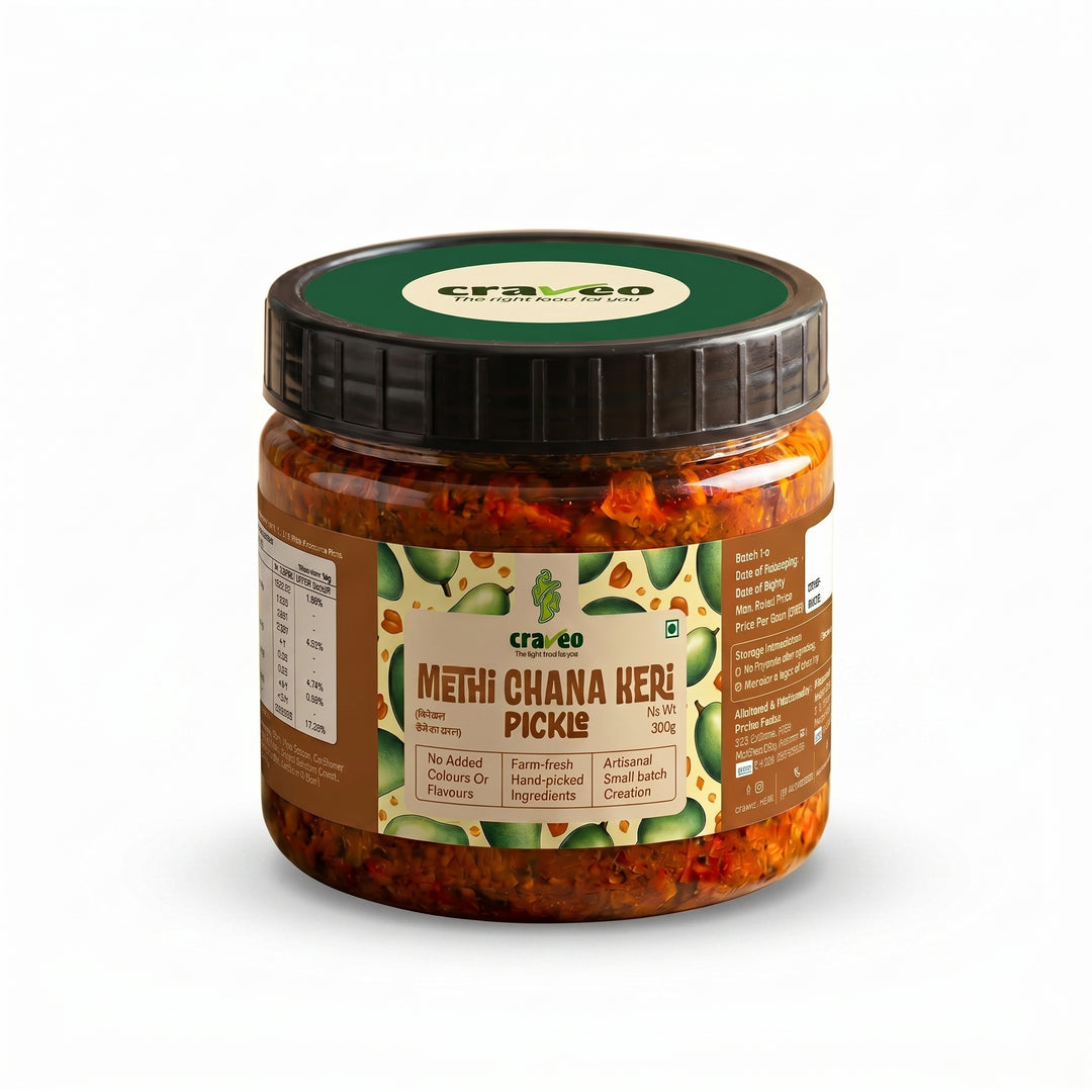 Craveo Methi Chana Keri Pickle