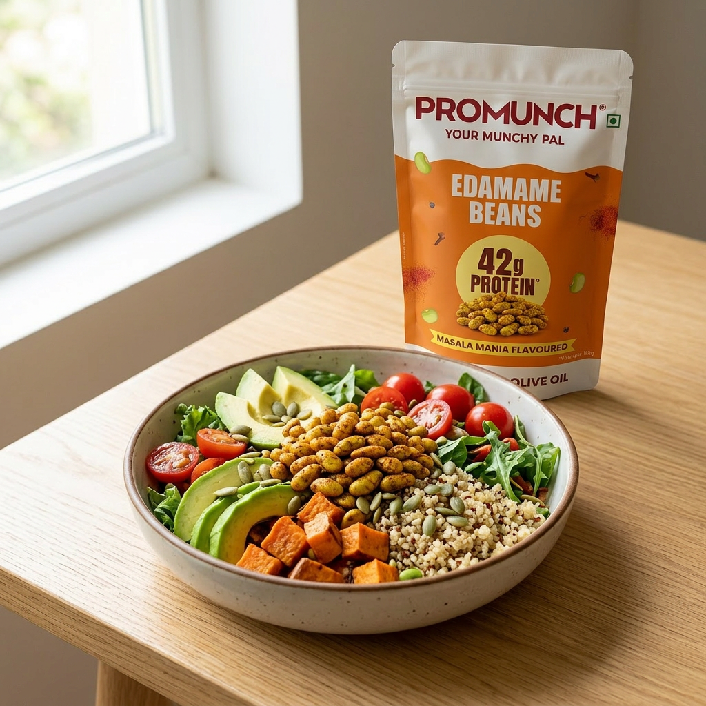 Roasted Edamame Beans | Masala Mania | Pack of 2 | PROMUNCH
