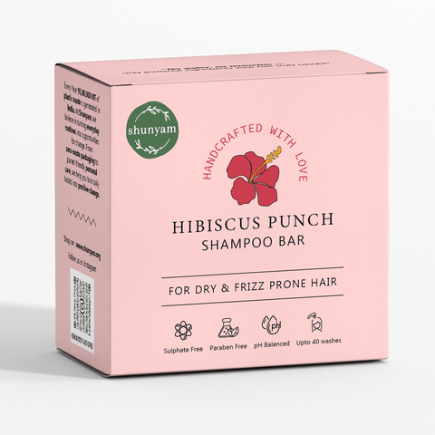 Hibiscus Punch Shampoo Bar for Dry and Frizzy Hair