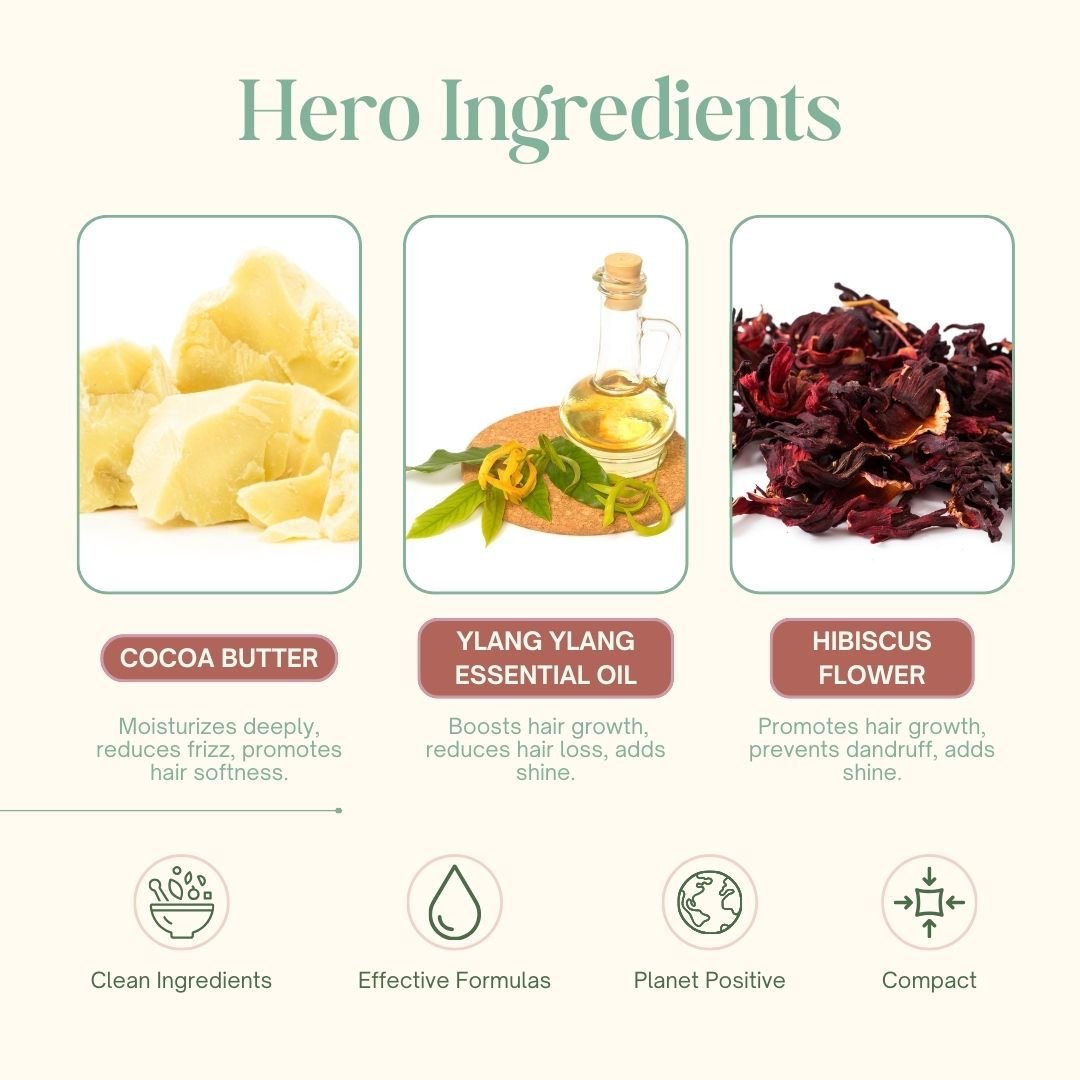 Hibiscus Punch Shampoo Bar for Dry and Frizzy Hair - Suspire