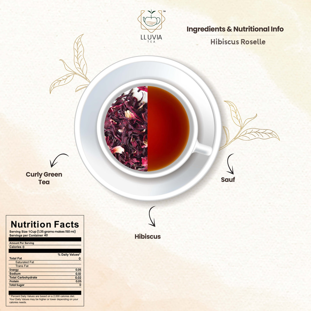 Lluvia Tea Hibiscus tea | aids digestion & weight loss| 50g