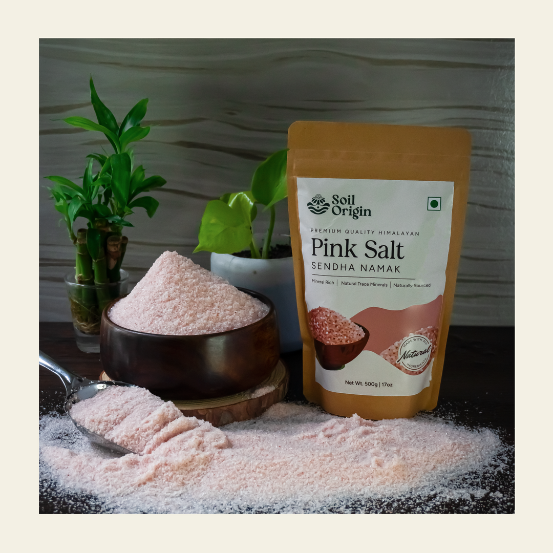 Soil Origin Pink Himalayan Salt - 500 Gm (Pack of 3)