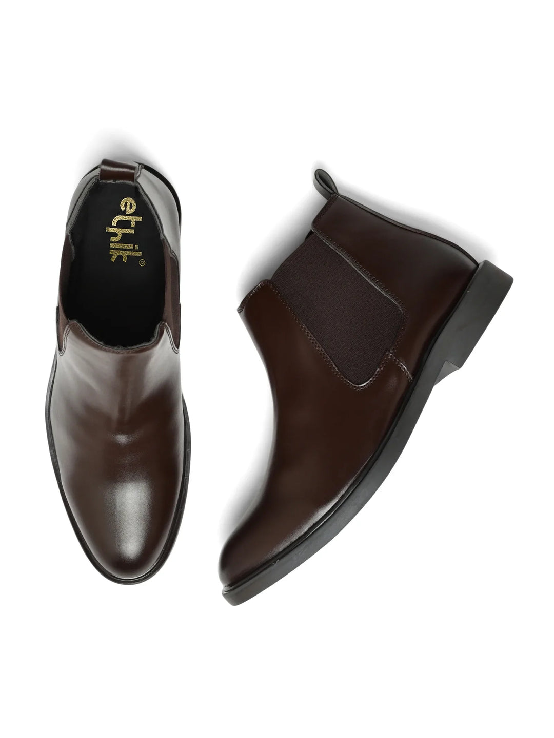 CHELZEE – Dark Brown Chelsea Boots