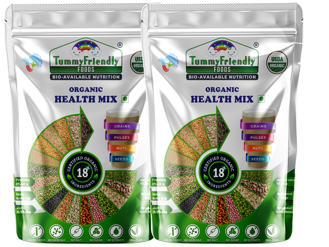 TummyFriendly Foods Organic Multigrain Health Mix | For Kids and Adults