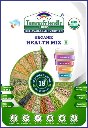 Organic Multigrain Health Mix | For Kids and Adults | 800g each (Pack of 2)