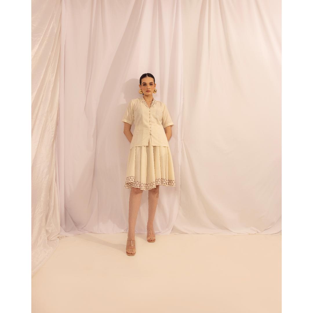 House of Ara Handwoven Organic Cotton Kantha Shirt