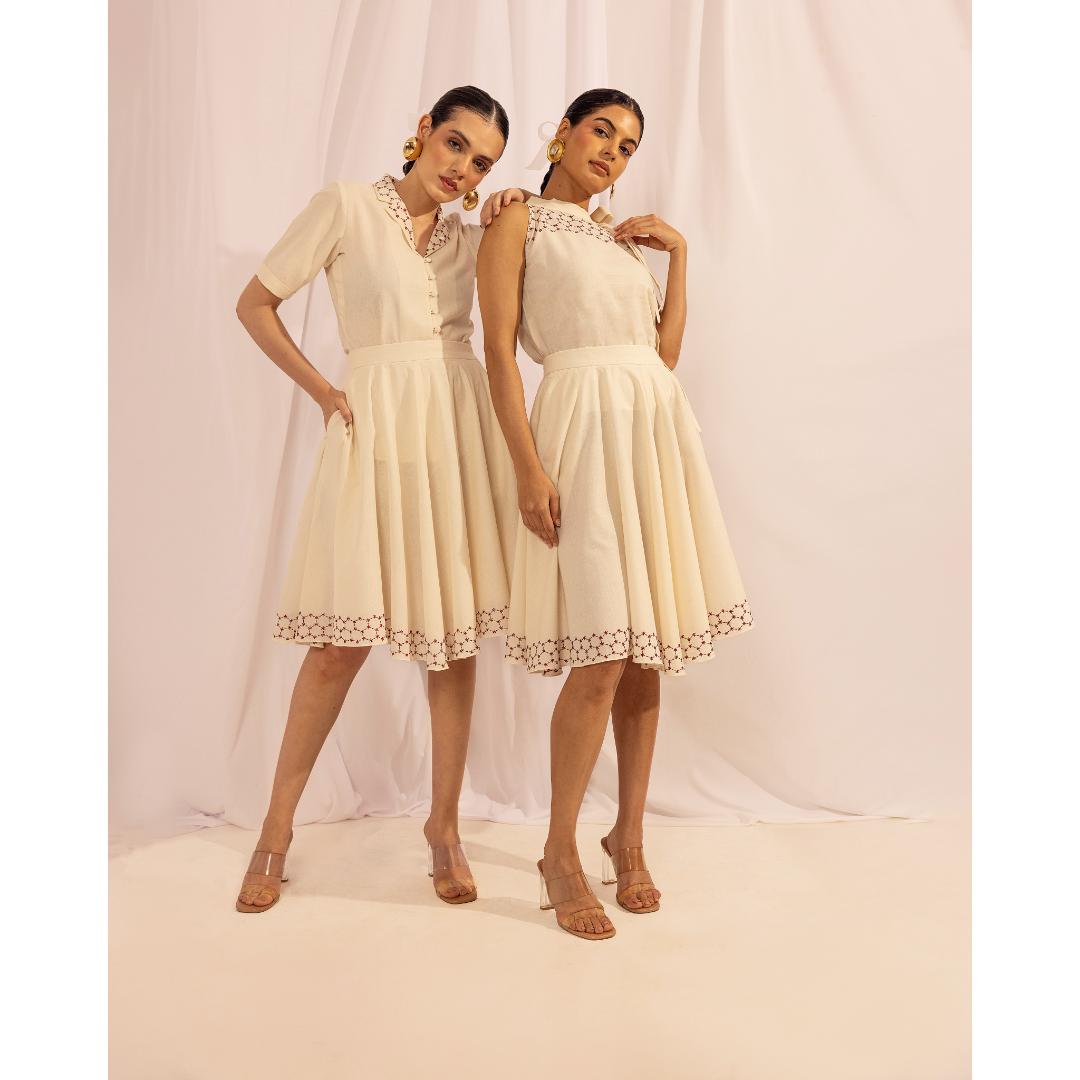 House of Ara Handwoven Organic Cotton Kantha Shirt