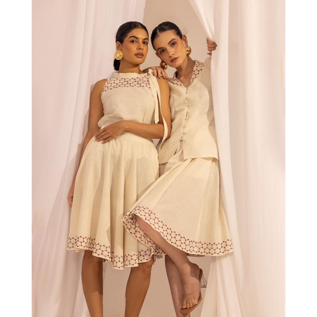 House of Ara Handwoven Organic Cotton Kantha Shirt