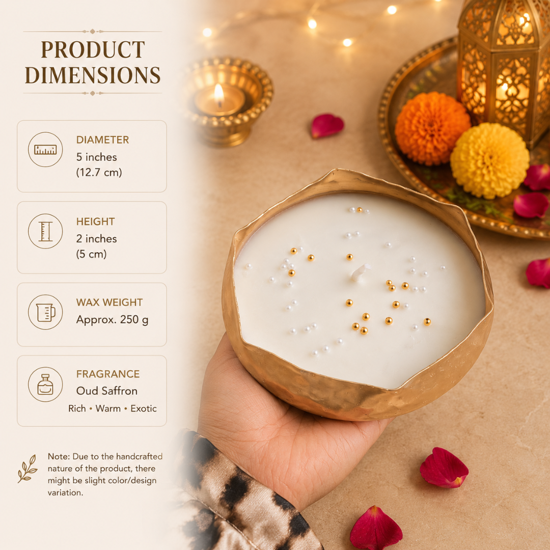 Rang Utsav Grand Orange Diwali Gift Basket | Shubh Labh, Almonds & Festive Décor