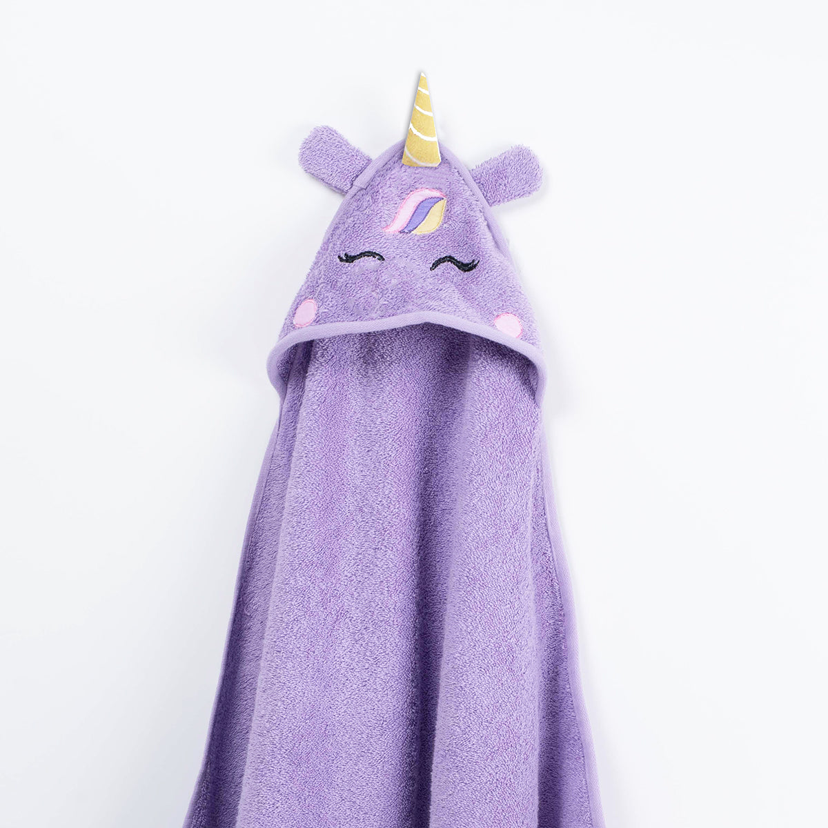Tiny snooze hooded towel- unicorn