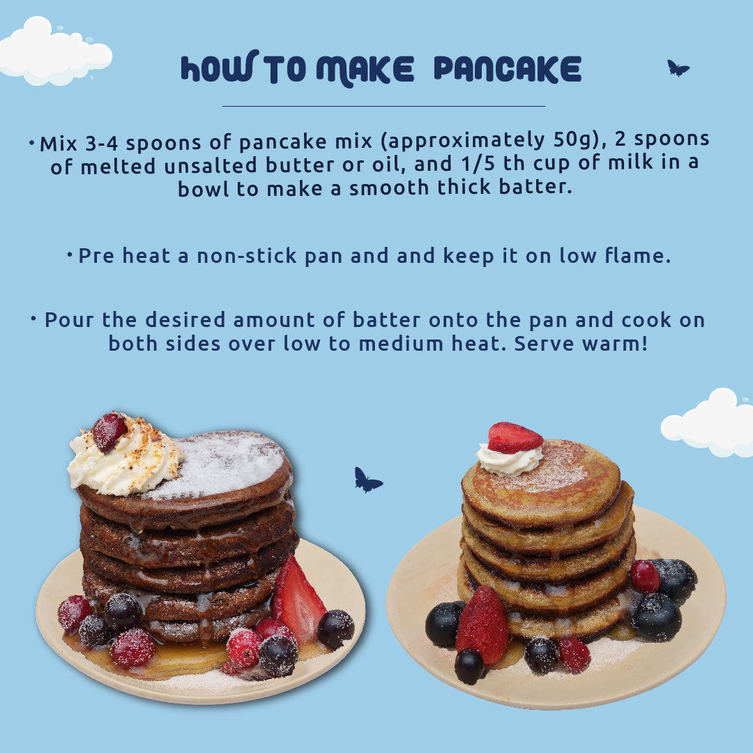 Gladful Sprouted pancake banana & choco banana with millet masoor lobia protein for kids & families - pack of 2 - 300 gms