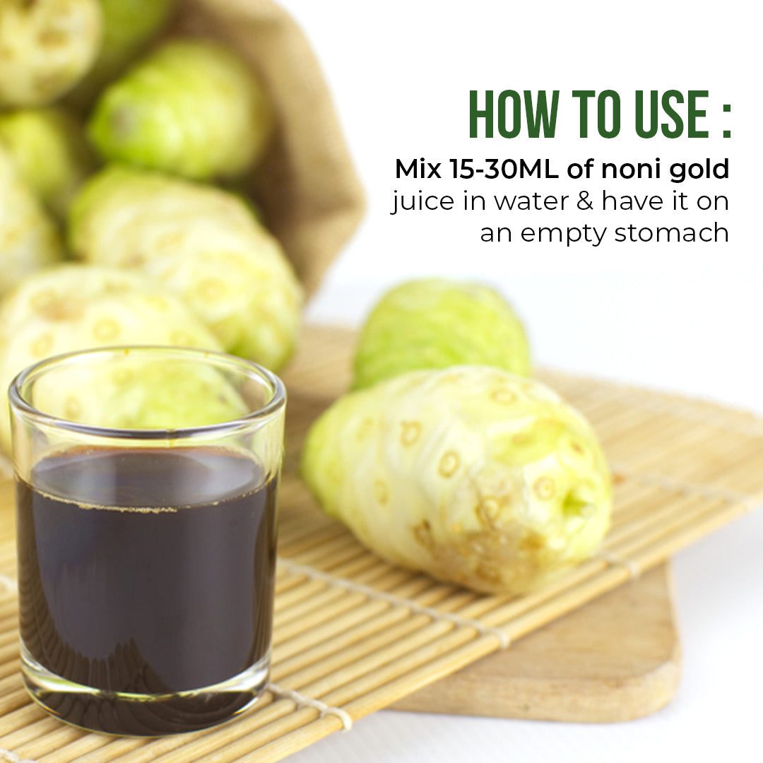 Noni Gold Juice Herbal Blend with Garcinia, Aloe Vera & Wellness Herbs | 400ml | 1000ML