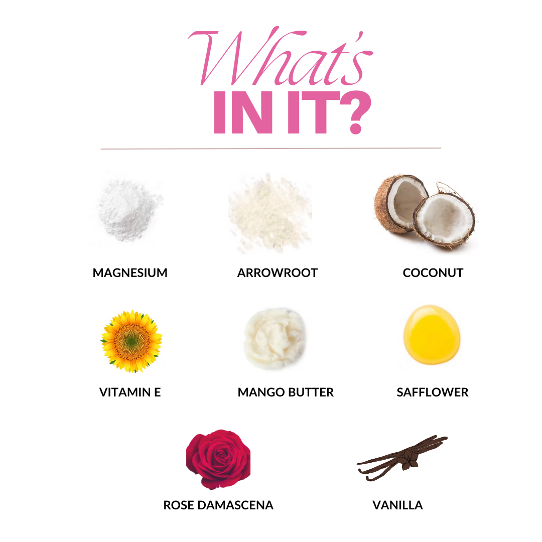 Betterliving And Home Bliss - Rose & Vanilla Natural Deodorant Enriched With Magnesium & Probiotics