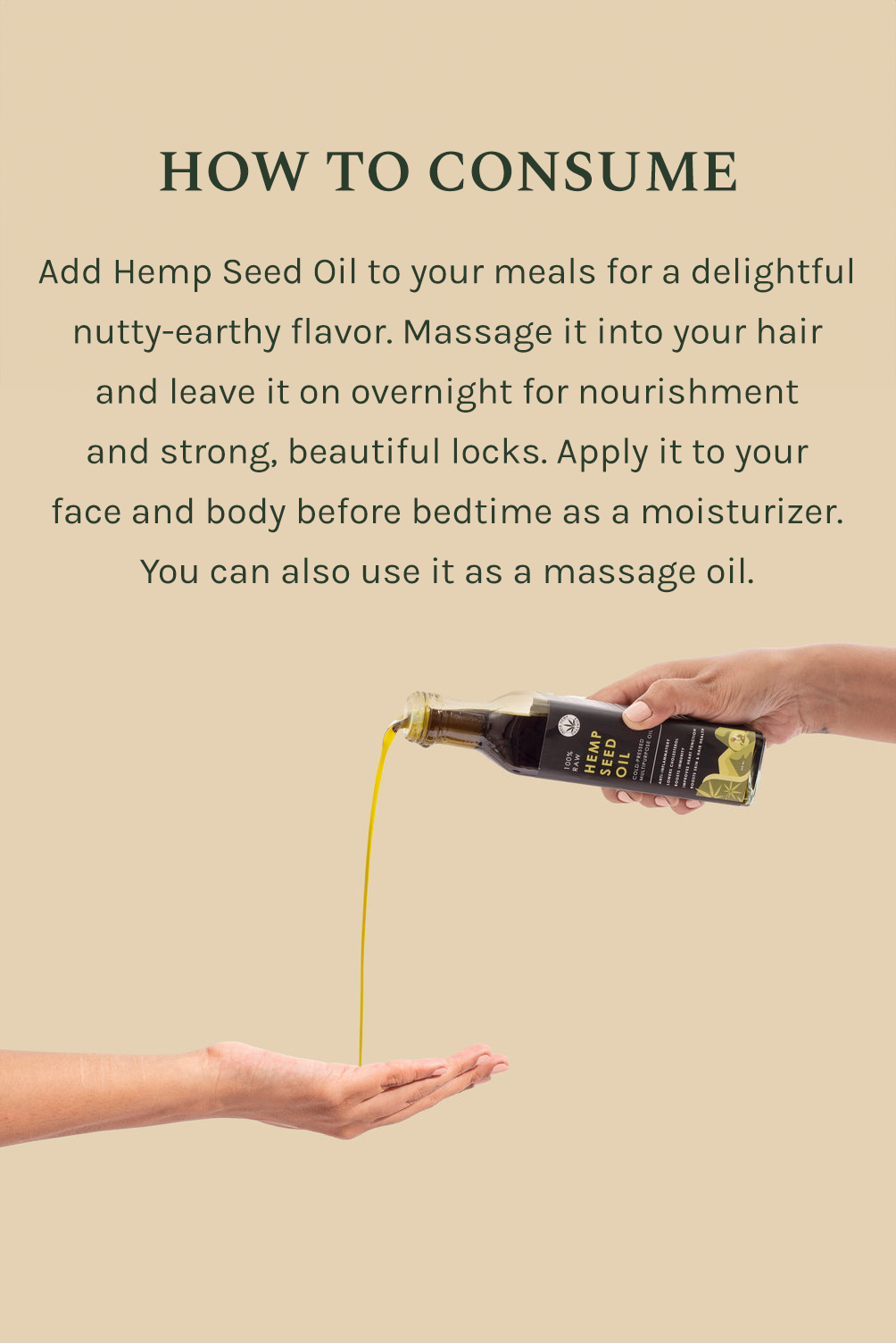India hemp Organics Hemp Seed Oil 250ml