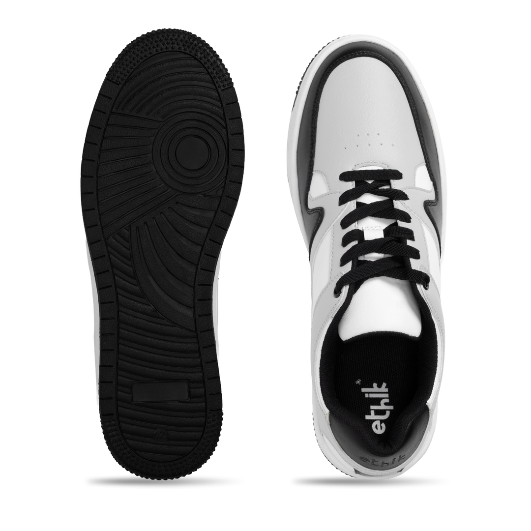 Trace Black & Grey Signature Sneakers