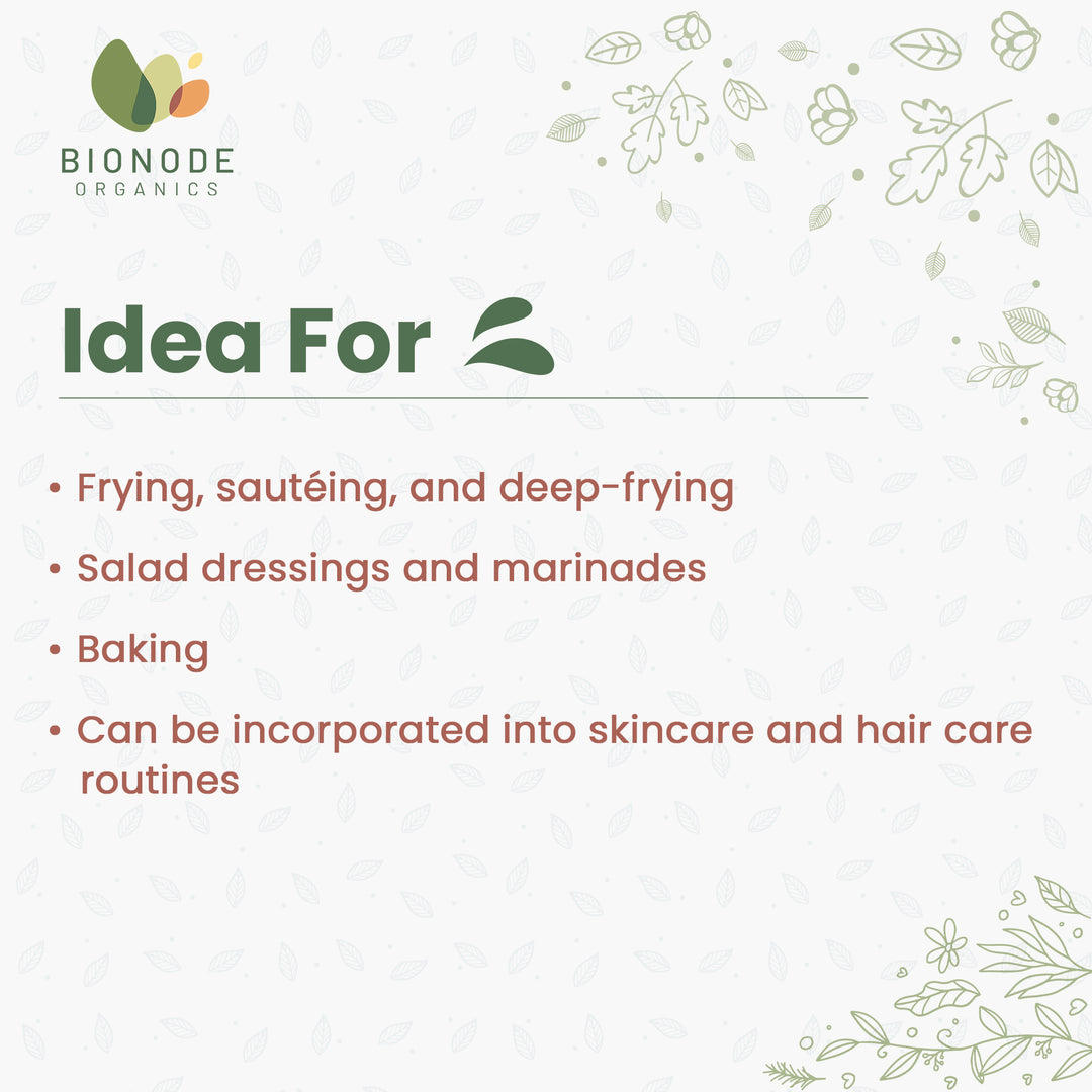 Bionode Organics Cold Pressed Sesame Oil, Certified Organic – 1 Ltr Contains vitamin E, promotes Skin Health and Immunity, Calcium, Vitamin E & Antioxidants (1liter)