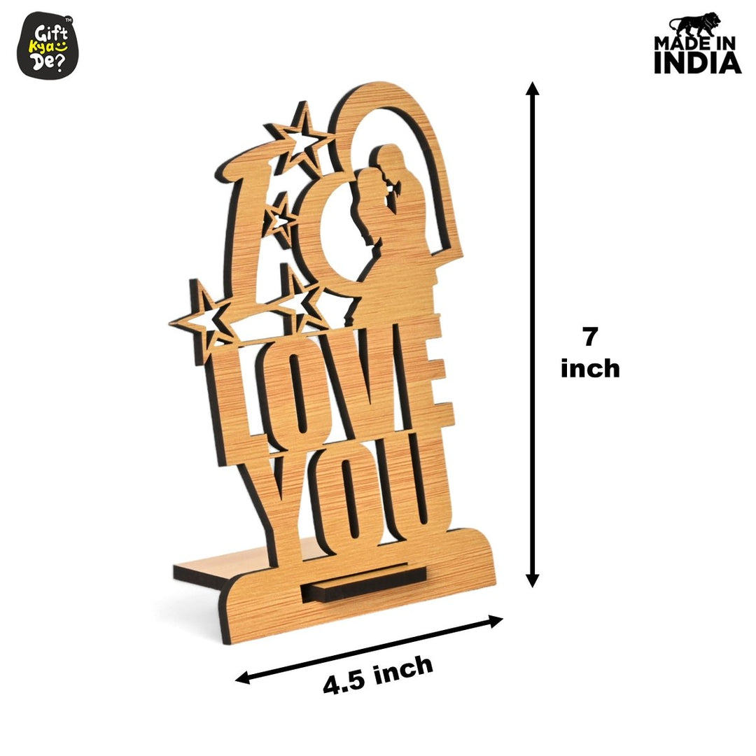 Gift Kya De Couple Table Top With Love Quotes | Valentine Gift | Anniversary Gift | Love Message For Couple