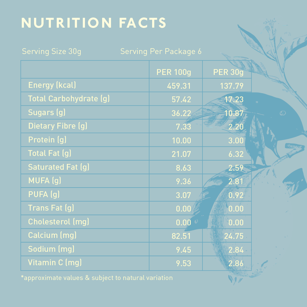 Nourish Organics Coconut Lime Bar, 30g (Pack of 6)