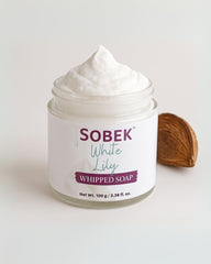 Sobek Naturals White Lily Whipped Cream Soap and Body Wash 100 gm
