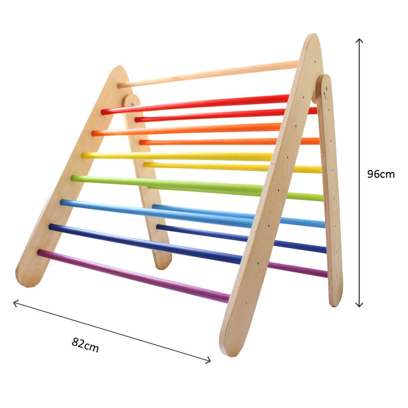 Shumee Wooden Rainbow Pikler Triangle