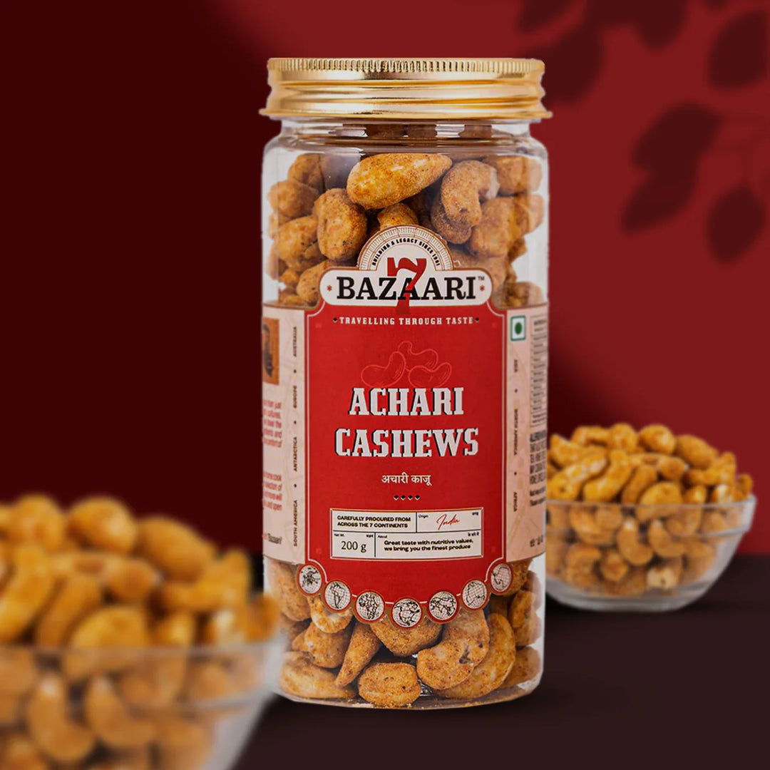 7 Bazaari Roasted Cashew Achari 200 gm