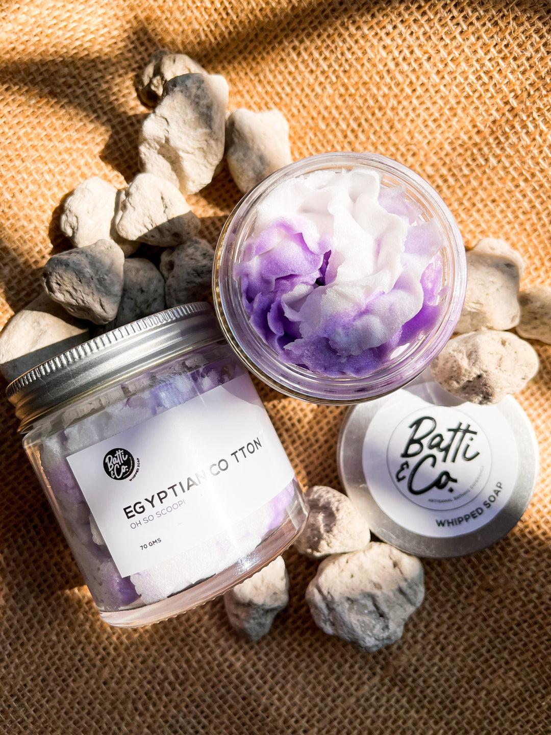 Batti & Co. Egyptian Cotton Whipped Soap 70g