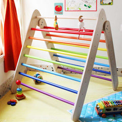 Shumee Wooden Rainbow Pikler Triangle