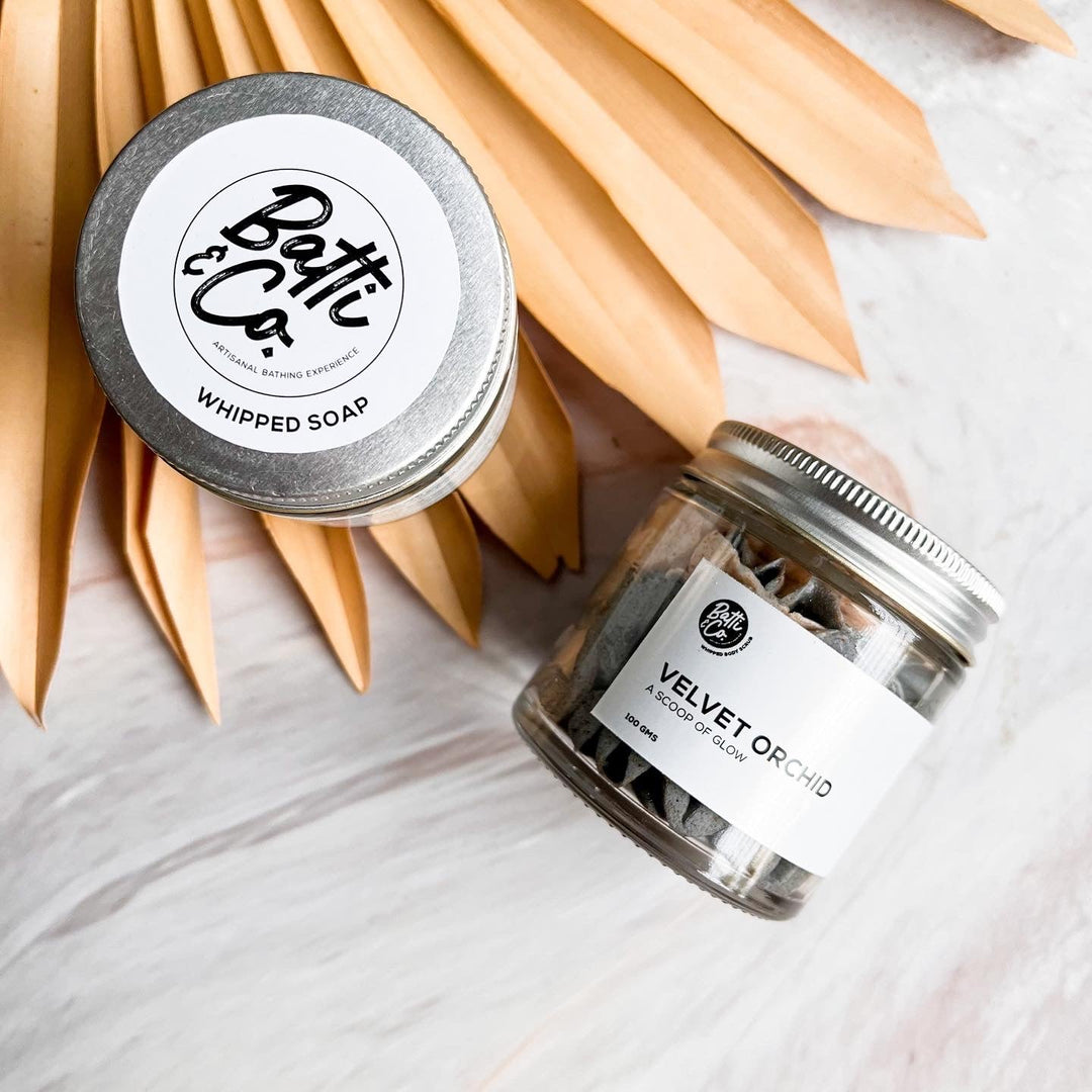 Batti & Co. Velvet Orchid Whipped Body Scrub 100g