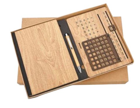 MiRa Gifting Solutions Wooden Gift Set | Diary + Pen + Calendar