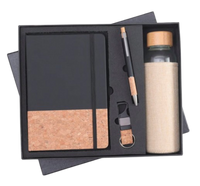 MiRa Gifting Solutions Premium Eco-Friendly Gift Set – Notebook, Pen, Keychain & Glass Bottle