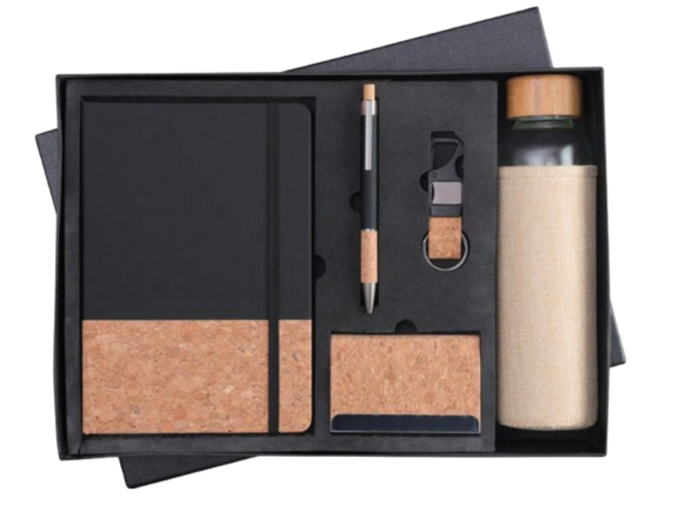 MiRa Gifting Solutions Premium Eco-Friendly 5-in-1 Cork Corporate Gift Set |