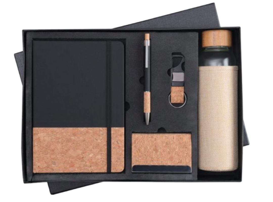 MiRa Gifting Solutions Premium Eco-Friendly 5-in-1 Cork Corporate Gift Set |