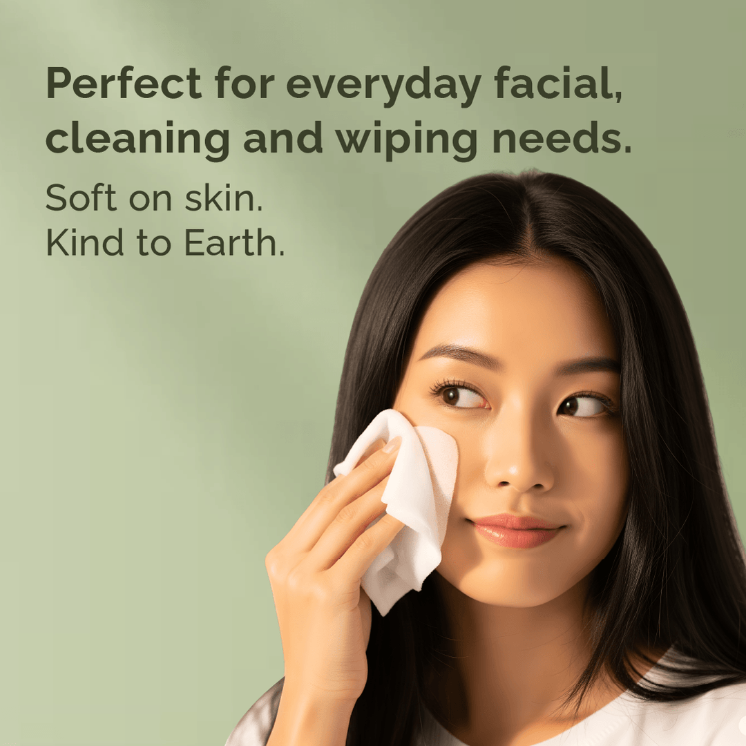 IMECO Bamboo Daily Cleansing Face Wipes with Aloe - Vera | Ulta - Soft Hydrating Wet Wipes | 30 Pulls - Suspire