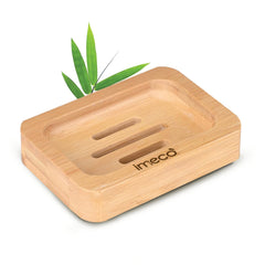 IMECO Bamboo Soap Holder | Eco-Friendly Wooden Soap Tray