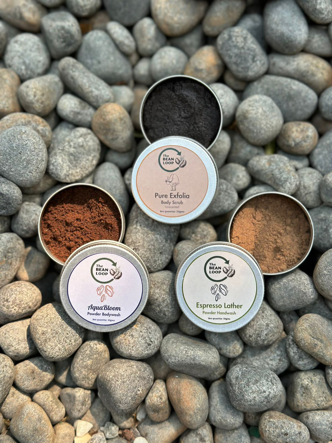 The Bean Loop Discovery Trio Kit | Handwash, Scrub & Body Wash | 45g