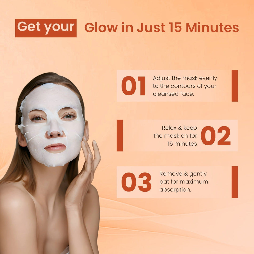 Bhoomi Herbal India VITAMIN-C FACE SHEET MASK