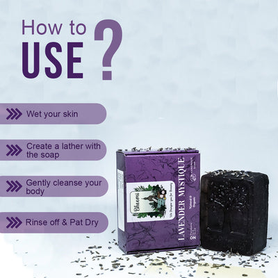 Bhoomi Herbal India LAVENDER MYSTIQUE HANDMADE SOAPS