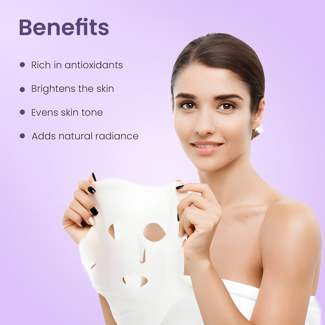 Bhoomi Herbal India COLLAGEN & PEPTIDE FACE SHEET MASK