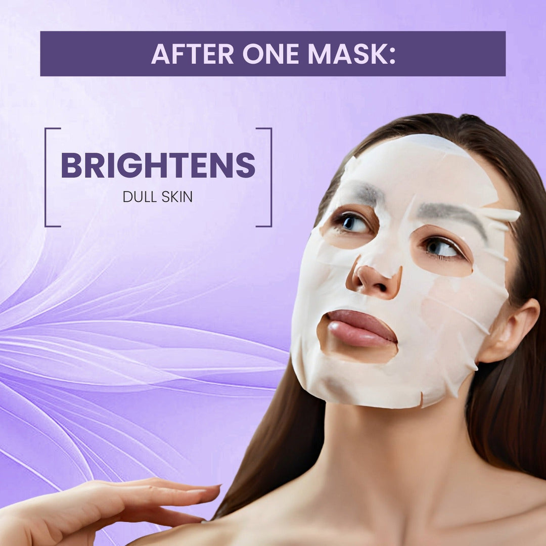 Bhoomi Herbal India COLLAGEN & PEPTIDE FACE SHEET MASK